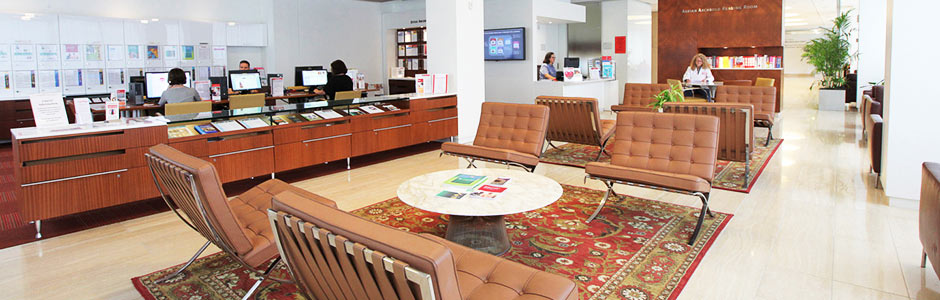 Myra Mahon Patient Resource Center interior